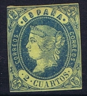 Spain: 1862, Mi 49 MH/*, SIGNED - Nuevos