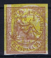 Spain: 1874, Mi 139 U MNH/** - Ongebruikt