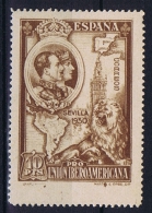 Spain: 1930  Mi 552 C  MH/* Perfo 13,75  Yellow Brown! - Nuevos