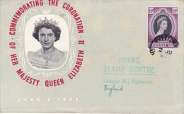 SIERRA LEONE  1953 COMMEMORATNG THE CORONATION QE II FDC - Sierra Leona (...-1960)