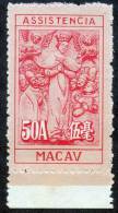 MACAO 1953 ASSISTANCIA SC# RA13 MNH W/MARGIN RELIGION MADONNA - Neufs