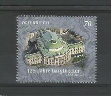 Österreich  2013  Mi.Nr. 3102 ,  125 Jahre Burgtheater - Postfrisch / Mint / MNH / (**) - Ongebruikt