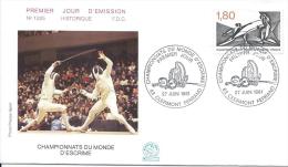 Premier Jour Emission/ Sports/Championnat  Du Monde D´Escrime/Clermont Ferrand/1981   PJE26 - Esgrima