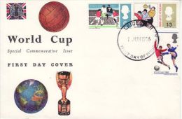 GREAT BRITAIN 1966 MICHEL NO 422-4 FDC - 1966 – Inglaterra