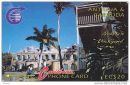 Antigua, ANT-6B, EC$ 20,  Nelsons Dockyard, 6CATB, 2 Scans . - Antigua Et Barbuda