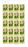 FILATELIA - MINIFOGLIO DI 20 - YEAR 1961 - GIAPPONE JAPAN  - FLORA - Blocks & Sheetlets