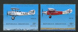 CL 104 - P.7 - Argentine ** N° 2180 - 2181 - "Aerafila 2000" Expo Philat.. Avions De L'aéro-postale - Unused Stamps