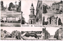 Souvenir De Savenay Multivues CPSM Petit Format écrite En 1962 - Savenay