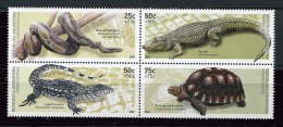 CL 104 - P.14 - Argentine ** N° 2330 à 2331 Formant Bloc - Reptiles - Unused Stamps