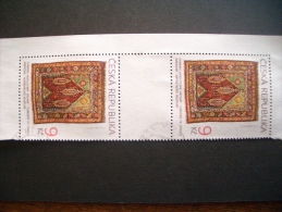 Czech Republic - 2003, Art, Prayer Carpet, Religion, Pair With Control Tab - Gebraucht