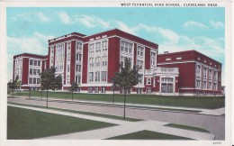 West Technical High School  ** Belle Carte Plate Et Rigide. ( Excellente Condition) ** - Cleveland