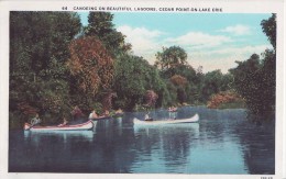 Canoeing On Beautiful Lagoons , Cedar ** Belle Carte Plate Et Rigide. ( Excellente Condition) ** Edition CT - Otros & Sin Clasificación