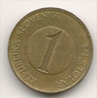 SLOVENSKA - 1 TOLAR 1996 - Slovenië