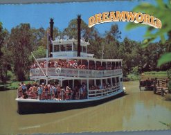 (313) Australia - QLD - Dreamworld Cruising Down The Murrisippi River - Gold Coast