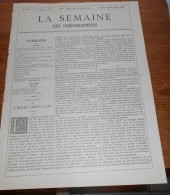 La Semaine Des Constructeurs. N°27. 28 Décembre 1889.Tombeau De L´Amiral Pierre. Pagode D´Angkor. - Revistas - Antes 1900