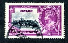 6038x)  Ceylon 1935  ~ Scott # 263  Used~ ( Cat. $16.50 )~ Offers Welcome! - Ceylan (...-1947)