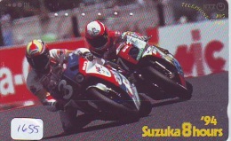 Télécarte Japon * MOTOR  *  (1655)  Phonecard Japan * TELEFONKARTE * MOTORBIKE * SUZUKA 8 HOURS - Motos