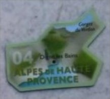 Magnet "Le Gaulois" Départements Français 04 - Alpes De Haute Provence - Digne Les Bains / Gorges Du Verdon - Advertising