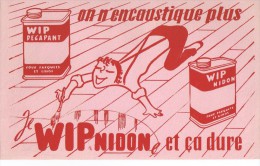 Encaustique  "  WIP  Nidon  "                       Ft  =  13 Cm  X  21 Cm - Produits Ménagers