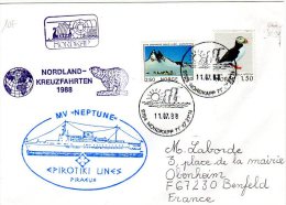 Norvège Nordkapp 11 07 1988 Navire NEPTUNE - Altri & Non Classificati