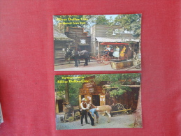2  Cards - Silver Dollar City  Marvel Cave Park Near Branson MO Not Mailed Ref-1088 - Branson