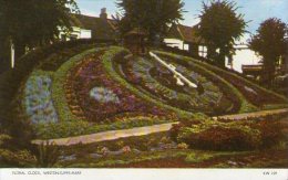 Real COLOURED PHOTOGRAPH/POSTCARD  - FLORAL CLOCK - WESTON-SUPER-MARE - SOMERSET - Weston-Super-Mare