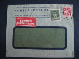 COB /OBP 323 + 339 Op Expressebrief Naar Kopenhagen / Sur Lettre Par Exprès Vers Copenhague - 1931-1934 Quepis