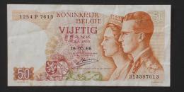 BELGIUM  50  FRANCS  1966     -    (Nº03437) - 50 Francos