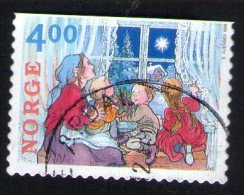 NORVEGE Oblitération Ronde Used Stamp Etoile Du Berger - Plaatfouten En Curiosa