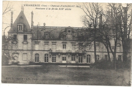 Verberie (60) : Le Château D'Aramont En 1916  PF. - Verberie