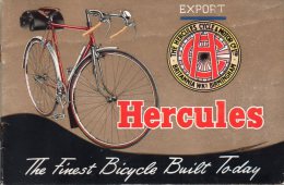 - Notice De 28 Pages Sur Les Cycles HERCULES - 090 - Otros & Sin Clasificación