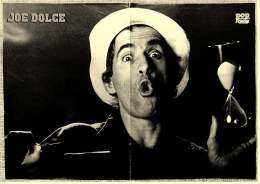 Kleines Musik-Poster  -  Joe Dolce  -  Rückseite :  Sternzeichen Jungfrau  -  Von Pop Rocky Ca. 1982 - Posters