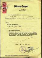 1932  -  Führungs-Zeugnis Zum Zwecke Der Vorlage Beim Stadtschulamt Frankfurt A. M.  -  Mit Gebührenmarken - Diploma & School Reports
