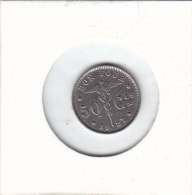 50 CENTIMES  Nickel Albert I 1927 FR - 50 Cents