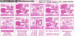 NETHERLANDS LOCAL Mail Stadspost WESTERWOLDE BICYCLE FIETS - Wielrennen