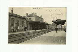 CPA. 54  Frouard, La Gare, Dos Vert 1917. - Frouard