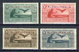 Tripolitania 1930 SS 25 Aerea Virgilio N. A4-A7 MNH Cat. € 65 - Tripolitaine