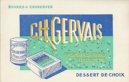 Fromage   Frais   "   CH.   GERVAIS   "                   -  Ft  =  21 Cm  X  13.5 Cm - Dairy