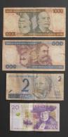 LOTE 4 BANKNOTES   -    (Nº03461) - Vrac - Billets