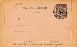 10457# TUNISIE CARTE LETTRE ENTIER POSTAL 25 Centimes TYPE ARMOIRIE Obl TUNIS REGENCE 1895 STATIONERY GANZSACHEN - Lettres & Documents