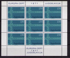 YUGOSLAVIA Europa Cept - 1971