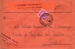 1950 LETTERA CON ANNULLO S. MARGHERITA D'ADIGE   PADOVA - Taxe