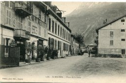 CPA 73 ST MICHEL DE MAURIENNE  PLACE DE LA GARE - Saint Michel De Maurienne