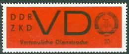 DDR Dienstmarken D Mi. 3 Postfr. ZKD VD - Autres & Non Classés