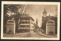 ZOFINGIA ZOFINGEN Stadteingang 1924 - Zofingue