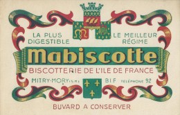 Biscotterie De L' Ile De France      "   MABISCOTTE   "  Mitry - Mory  ( 77 )      -  Ft  =  21 Cm  X  13.5 Cm - Zwieback