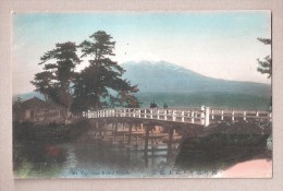 CPA JAPAN JAPON MOUNT MT FUJI From The Kawaï Bridge Unused - Otros & Sin Clasificación