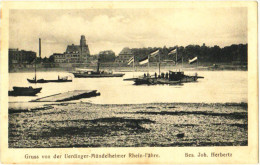 Gruss Von Der Uerdinger-Mündelheimer Rhein-Fähre - & Ferry - Duisburg