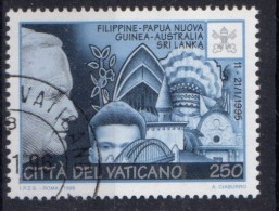 PIA . VAT - 1996 : I  Viaggi  Del  Papa Nel Mondo Nel 1995 - (SAS 1059-64) - Oblitérés
