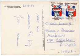 REPUBBLICA DOMINICANA - CLUB MED PUNTA CANA / THEMATIC STAMPS-SPORT - SANTIAGO 86 - WEIGHTLIFTING ?? - Dominican Republic